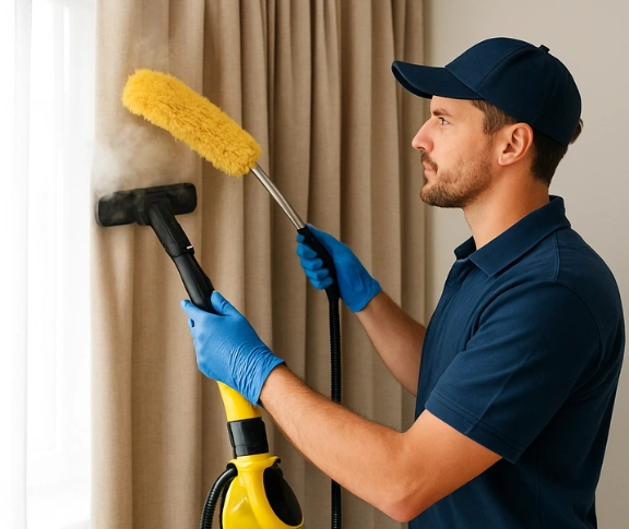 Trusted residential curtain cleaning technician Matty Curtain Cleaning malvern-vic QLD