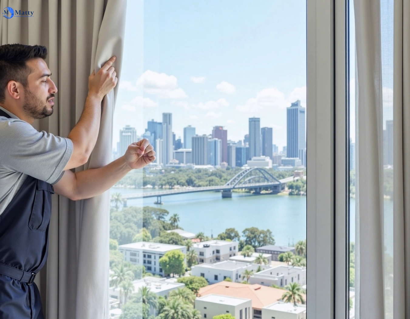 Professional curtain steam cleaning service malvern-vic QLD by Matty Curtain Cleaning